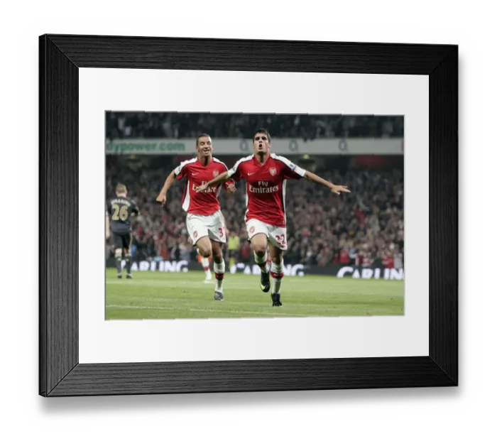 Framed Print : Merida and Eastmond's Unforgettable Goal Celebration: Arsenal's First against Liverpool in the Carling Cup Framed Print : Merida and Eastmond's Unforgettable Goal Celebration: Arsenal's First against Liverpool in the Carling Cup