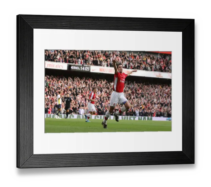 Framed Print : Van Persie's Hat-Trick: Arsenal's 3-0 Victory Over Tottenham, Barclays Premier League, 2009 Framed Print : Van Persie's Hat-Trick: Arsenal's 3-0 Victory Over Tottenham, Barclays Premier League, 2009