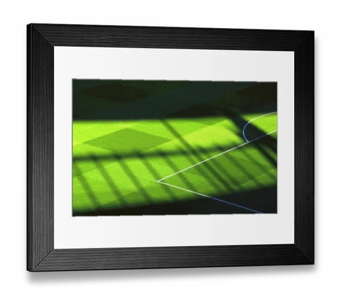 Framed Print : Arsenal vs Leicester City: Readying the Battlefield at the Emirates Stadium Framed Print : Arsenal vs Leicester City: Readying the Battlefield at the Emirates Stadium