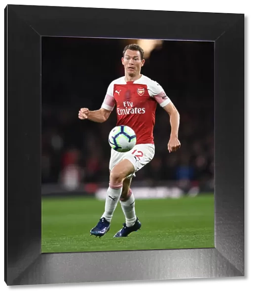 Stephan Lichtsteiner in Action: Arsenal vs Leicester City, Premier League 2018-19