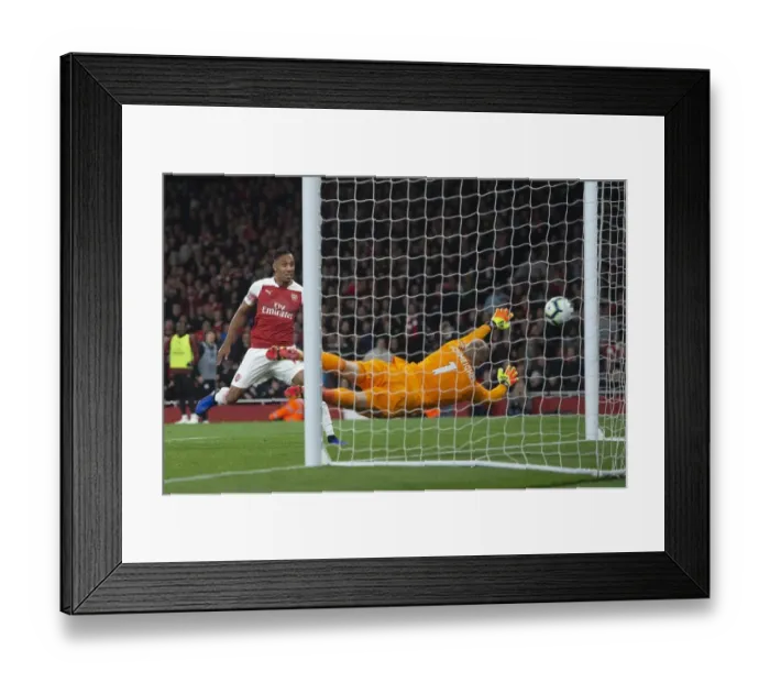 Framed Print : Aubameyang 1st goal 1 181022WAFC Framed Print : Aubameyang 1st goal 1 181022WAFC