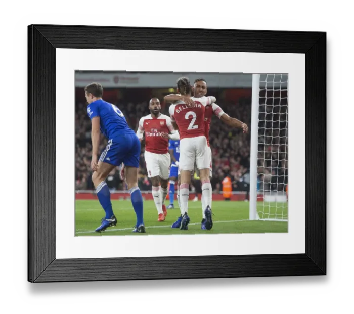 Framed Print : Aubameyang 1st goal 4 181022WAFC
