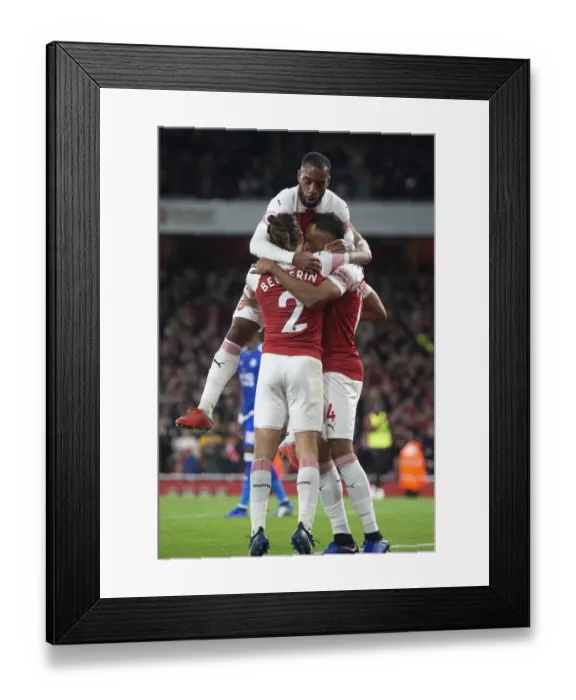 Framed Print : Aubameyang 1st goal 6 181022WAFC