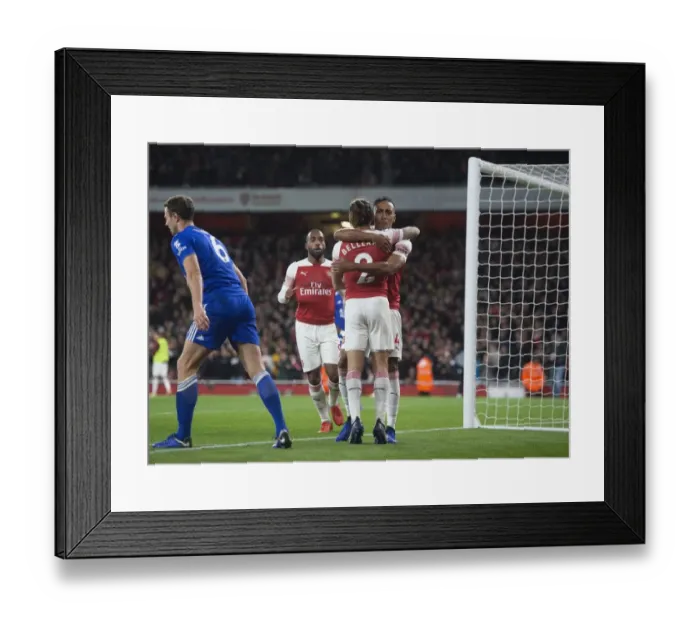 Framed Print : Aubameyang 1st goal 5 181022WAFC