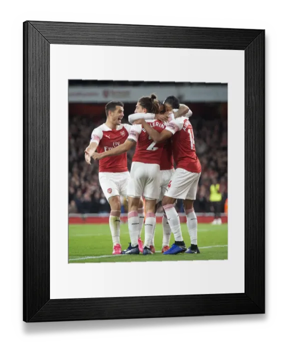 Framed Print : Aubameyang 1st goal 7 181022WAFC Framed Print : Aubameyang 1st goal 7 181022WAFC