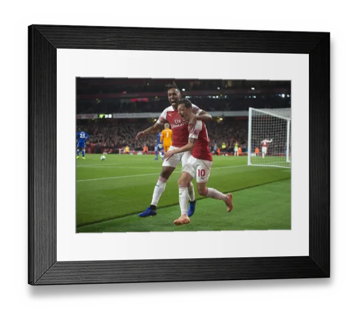 Framed Print : Aubameyang 2nd goal 4 181022WAFC Framed Print : Aubameyang 2nd goal 4 181022WAFC