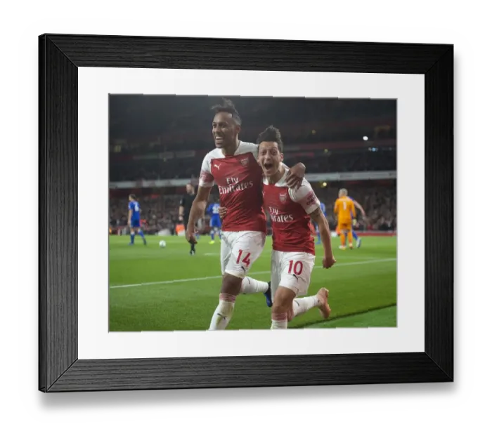 Framed Print : Aubameyang 2nd goal 6 181022WAFC Framed Print : Aubameyang 2nd goal 6 181022WAFC