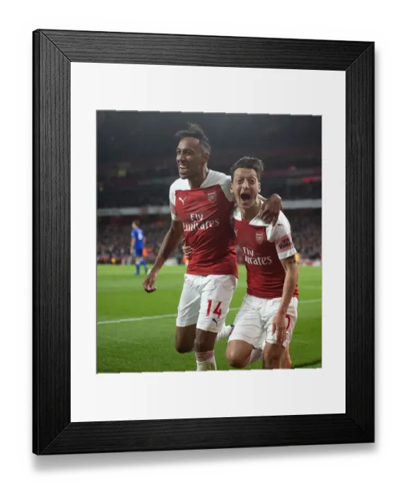 Framed Print : Aubameyang 2nd goal 7 181022WAFC