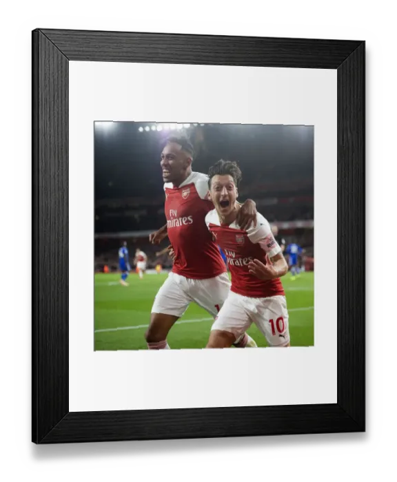 Framed Print : Aubameyang 2nd goal 9 181022WAFC