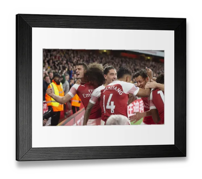 Framed Print : Aubameyang 2nd goal 12 181022WAFC Framed Print : Aubameyang 2nd goal 12 181022WAFC
