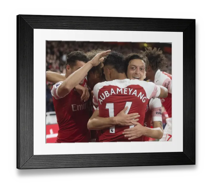 Framed Print : Aubameyang 2nd goal 13 181022WAFC