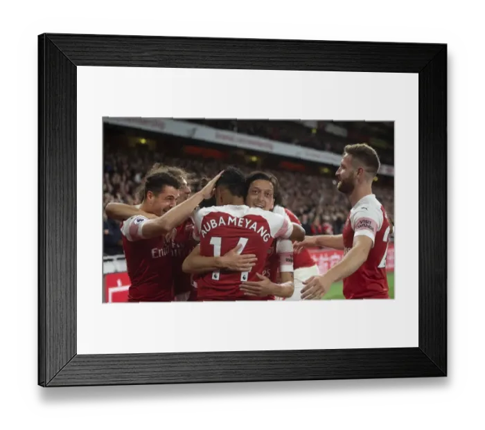 Framed Print : Aubameyang 2nd goal 14 181022WAFC Framed Print : Aubameyang 2nd goal 14 181022WAFC