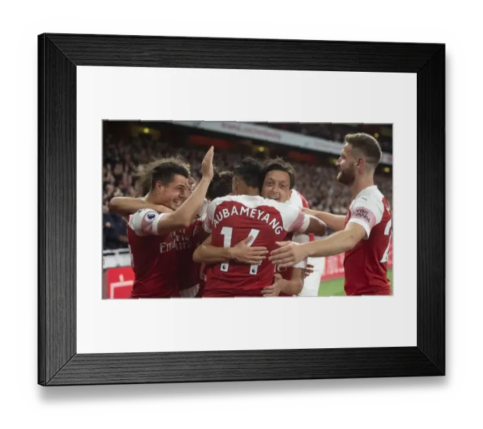 Framed Print : Aubameyang 2nd goal 15 181022WAFC Framed Print : Aubameyang 2nd goal 15 181022WAFC