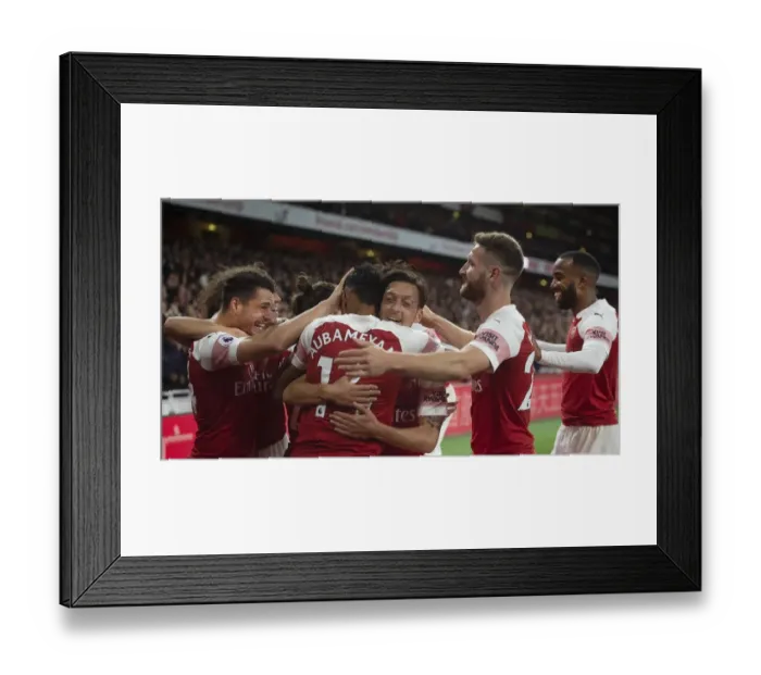 Framed Print : Aubameyang 2nd goal 16 181022WAFC Framed Print : Aubameyang 2nd goal 16 181022WAFC