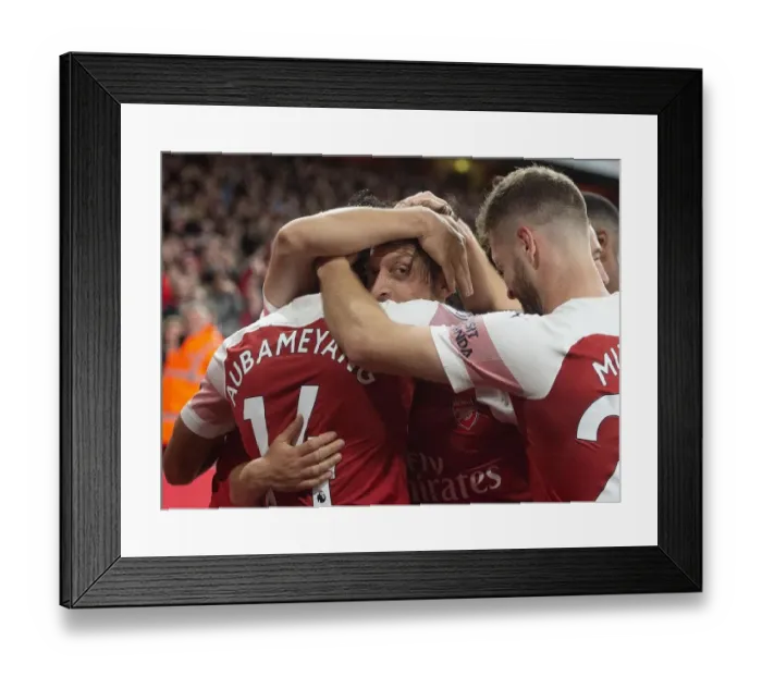 Framed Print : Aubameyang 2nd goal 17 181022WAFC Framed Print : Aubameyang 2nd goal 17 181022WAFC