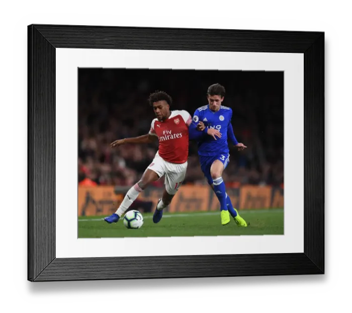 Framed Print : Iwobi Chilwell 1 181022WAFC Framed Print : Iwobi Chilwell 1 181022WAFC