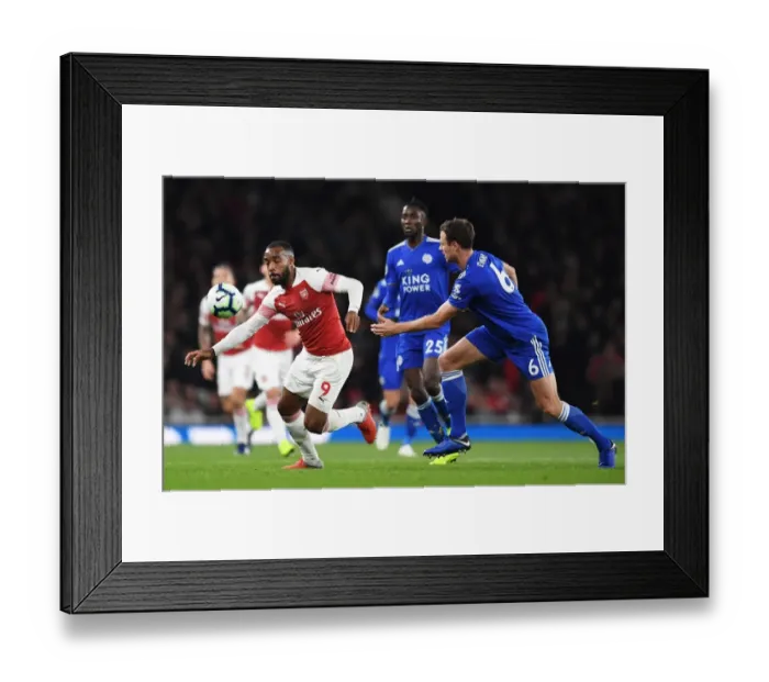 Framed Print : Lacazette Evans 1 181022WAFC Framed Print : Lacazette Evans 1 181022WAFC