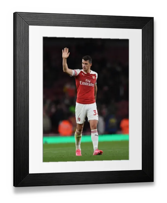 Framed Print : Xhaka 1 181022WAFC Framed Print : Xhaka 1 181022WAFC
