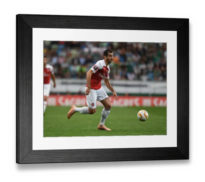 Framed Print : Mkhitaryan in Action: Arsenal vs Sporting Lisbon, Europa League 2018-19 Framed Print : Mkhitaryan in Action: Arsenal vs Sporting Lisbon, Europa League 2018-19