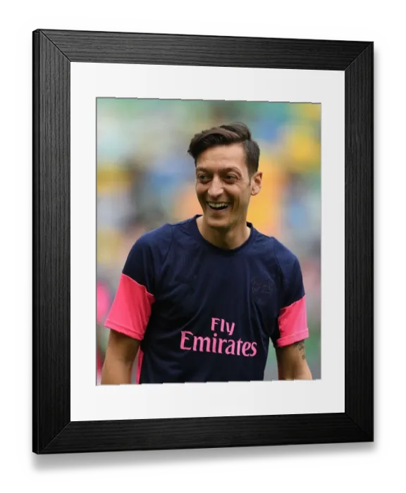 Framed Print : Mesut Ozil: Arsenal's Star Player Gears Up for Europa League Showdown Against Sporting Lisbon Framed Print : Mesut Ozil: Arsenal's Star Player Gears Up for Europa League Showdown Against Sporting Lisbon