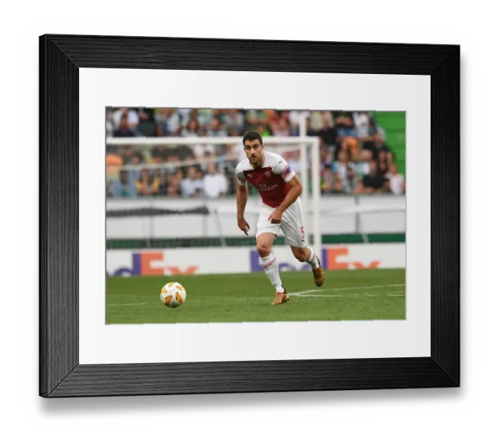 Framed Print : Sokratis in Action: Arsenal vs. Sporting CP - UEFA Europa League 2018-19 Framed Print : Sokratis in Action: Arsenal vs. Sporting CP - UEFA Europa League 2018-19