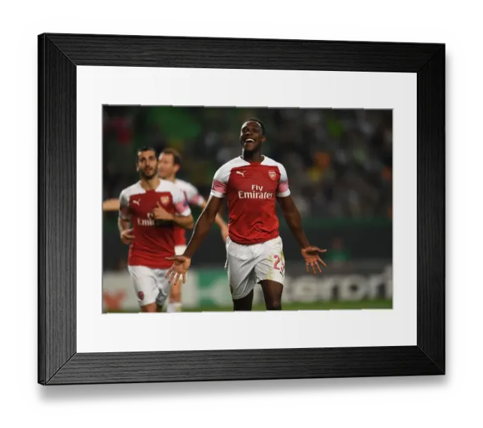 Framed Print : Danny Welbeck Scores for Arsenal in Sporting Lisbon Showdown, Europa League 2018-19 Framed Print : Danny Welbeck Scores for Arsenal in Sporting Lisbon Showdown, Europa League 2018-19