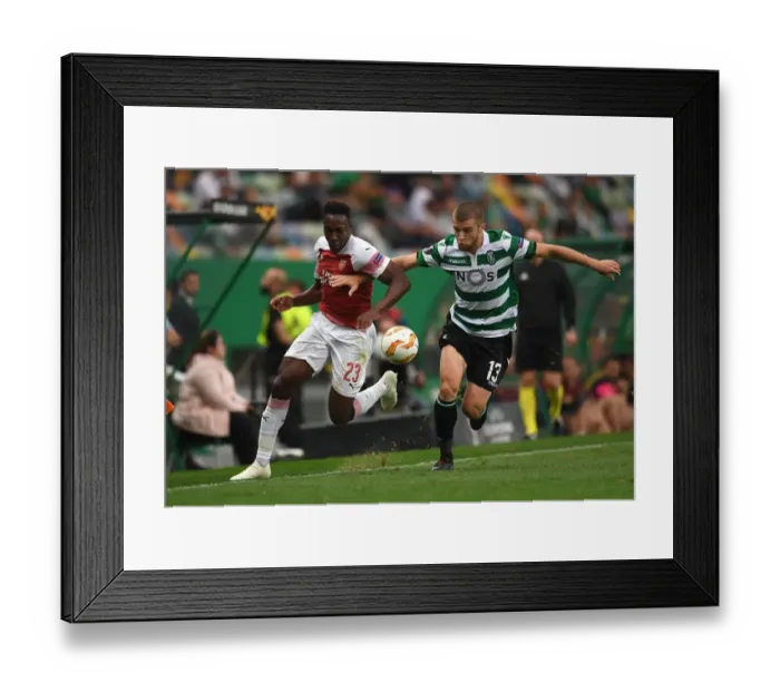 Framed Print : Clash of the Forwards: Welbeck vs Petrovic in UEFA Europa League Showdown
