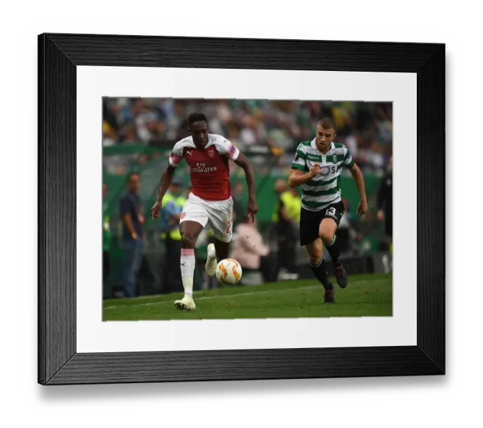 Framed Print : Clash of the Forwards: Welbeck vs Petrovic, UEFA Europa League Battle