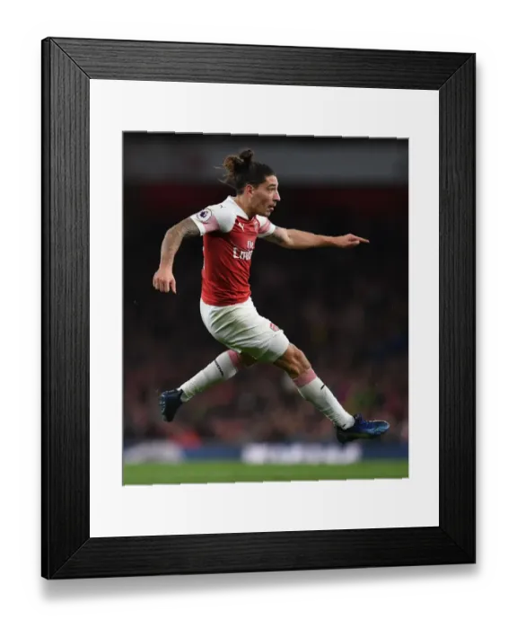 Framed Print : Hector Bellerin's Star Performance: Arsenal's 3-1 Triumph Over Leicester City (October 2018, Emirates Stadium)