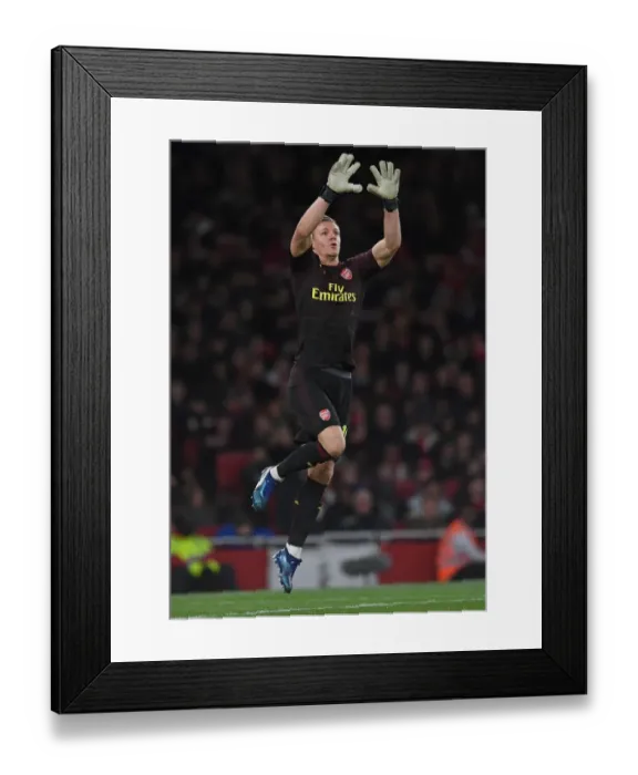 Framed Print : Bernd Leno's Brilliant Performance: Arsenal's 3-1 Victory over Leicester City, October 2018