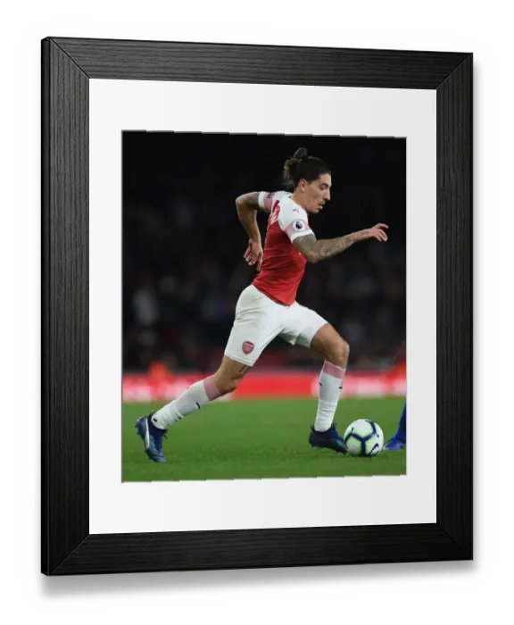 Framed Print : Hector Bellerin's Standout Performance: Arsenal's 3-1 Victory Over Leicester City (October 2018)