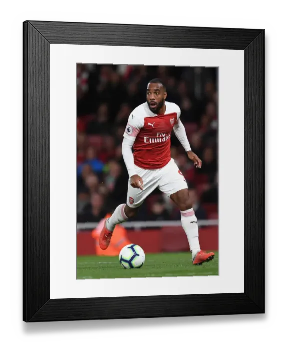 Framed Print : Alexandre Lacazette Scores in Arsenal's 3-1 Victory Over Leicester City (Premier League, Emirates Stadium, 22 / 10 / 18) Framed Print : Alexandre Lacazette Scores in Arsenal's 3-1 Victory Over Leicester City (Premier League, Emirates Stadium, 22 / 10 / 18)