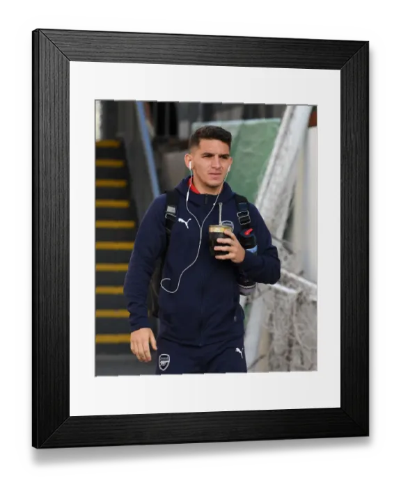 Framed Print : Lucas Torreira's Arrival at Selhurst Park: Crystal Palace vs Arsenal FC, Premier League 2018-19