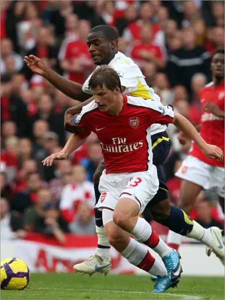 Andrey Arshavin (Arsenal) Sebastien Bassong (Tottenham)