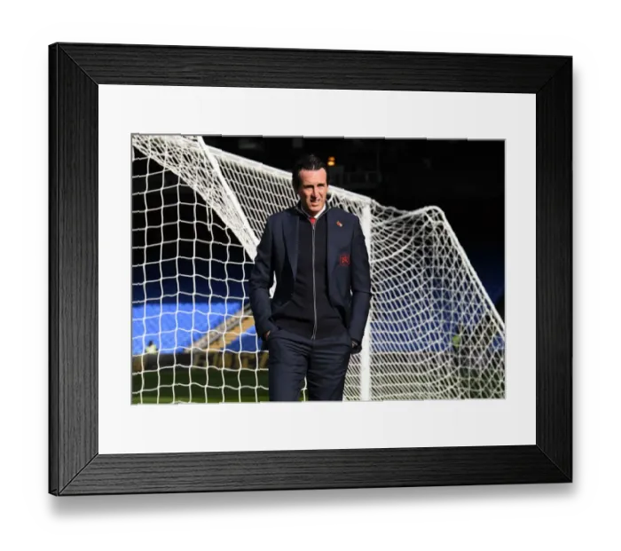 Framed Print : Unai Emery Leads Arsenal into Selhurst Park for Crystal Palace Clash (2018-19) Framed Print : Unai Emery Leads Arsenal into Selhurst Park for Crystal Palace Clash (2018-19)