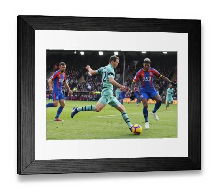 Framed Print : Stephan Lichtsteiner vs. Patrick van Aanholt: Battle at Selhurst Park - Crystal Palace vs. Arsenal FC, Premier League 2018-19 Framed Print : Stephan Lichtsteiner vs. Patrick van Aanholt: Battle at Selhurst Park - Crystal Palace vs. Arsenal FC, Premier League 2018-19