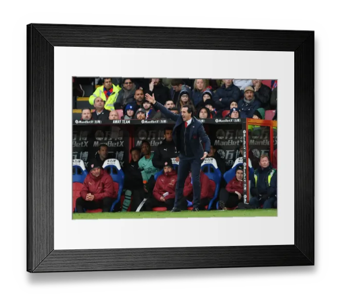 Framed Print : Unai Emery Leads Arsenal in Premier League Clash against Crystal Palace Framed Print : Unai Emery Leads Arsenal in Premier League Clash against Crystal Palace