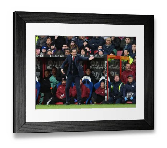 Framed Print : Unai Emery Leads Arsenal in Premier League Showdown against Crystal Palace Framed Print : Unai Emery Leads Arsenal in Premier League Showdown against Crystal Palace