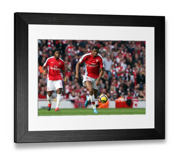 Framed Print : Abou Diaby's Triumph: Arsenal's 3-0 Victory Over Tottenham Hotspur (31 / 10 / 09)