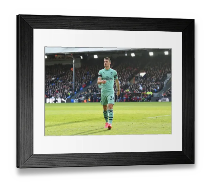 Framed Print : Granit Xhaka Scores First Arsenal Goal: Crystal Palace vs. Arsenal, 2018-19 Premier League Framed Print : Granit Xhaka Scores First Arsenal Goal: Crystal Palace vs. Arsenal, 2018-19 Premier League