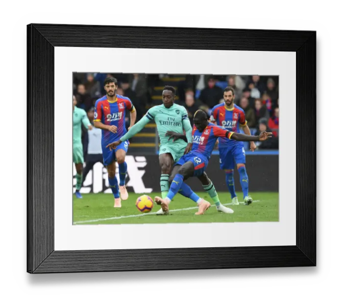 Framed Print : Clash at Selhurst Park: Sakho Stops Welbeck