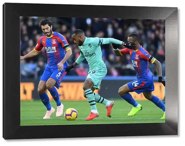 Clash at Selhurst: Lacazette Faces Off Against Tomkins and Ayew