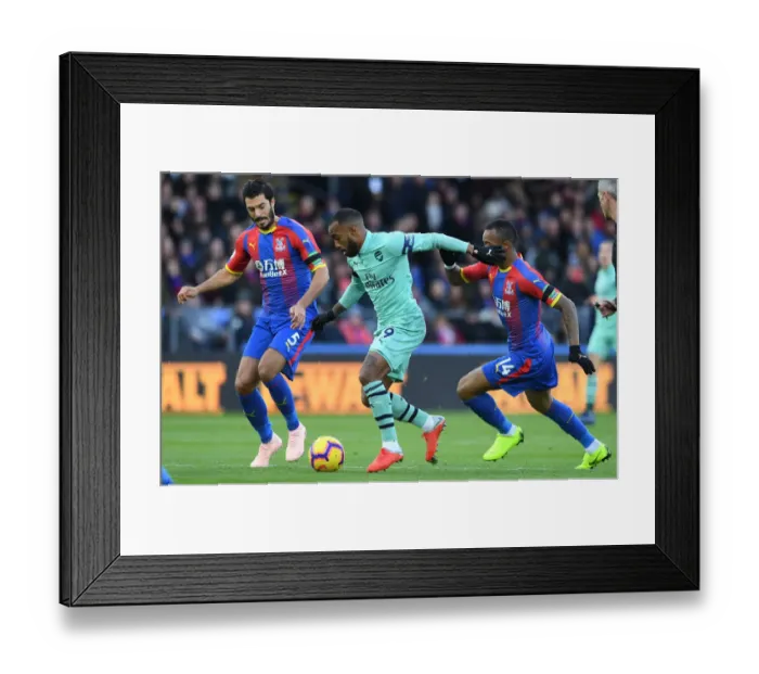 Framed Print : Clash at Selhurst: Lacazette Faces Off Against Tomkins and Ayew Framed Print : Clash at Selhurst: Lacazette Faces Off Against Tomkins and Ayew