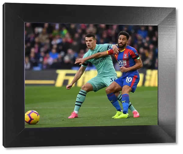 Xhaka vs Townsend: Intense Battle in Crystal Palace vs Arsenal Football Match