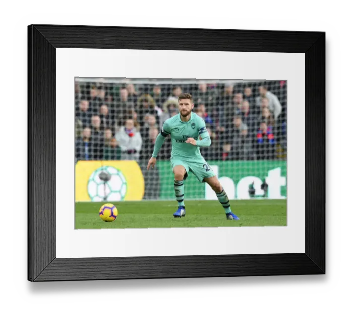 Framed Print : Mustafi's Determination: Crystal Palace vs Arsenal Showdown Framed Print : Mustafi's Determination: Crystal Palace vs Arsenal Showdown