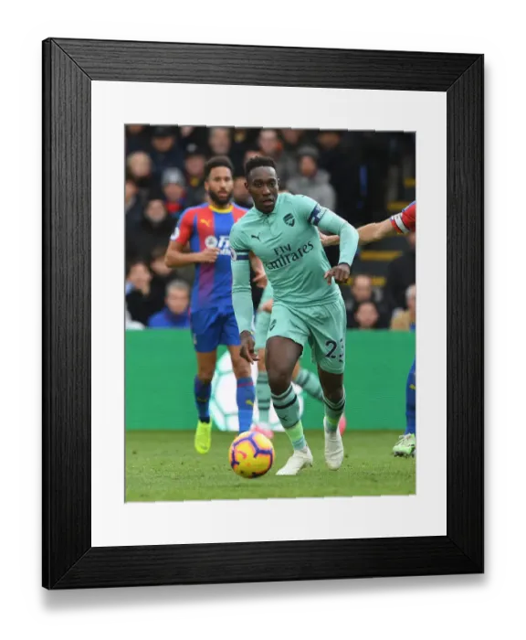 Framed Print : Danny Welbeck in Action: Crystal Palace vs. Arsenal, Premier League 2018-19