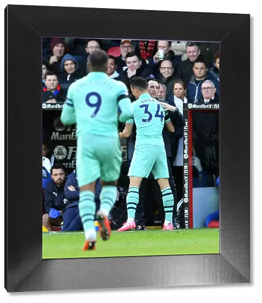 Xhaka and Emery: Celebrating Arsenal's First Goal Against Crystal Palace (2018-19)