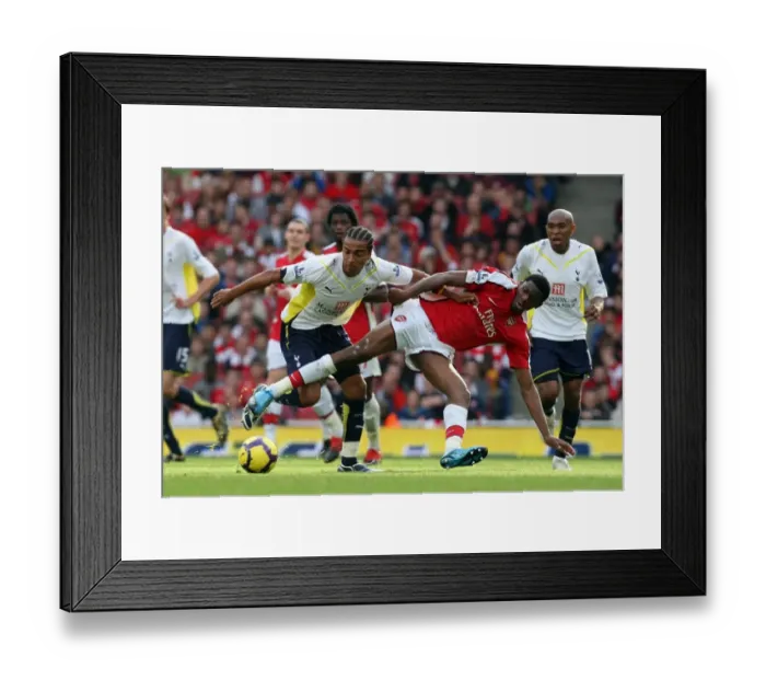 Framed Print : Abou Diaby (Arsenal) Beniot Assou-Ekotto (Tottenham) Framed Print : Abou Diaby (Arsenal) Beniot Assou-Ekotto (Tottenham)