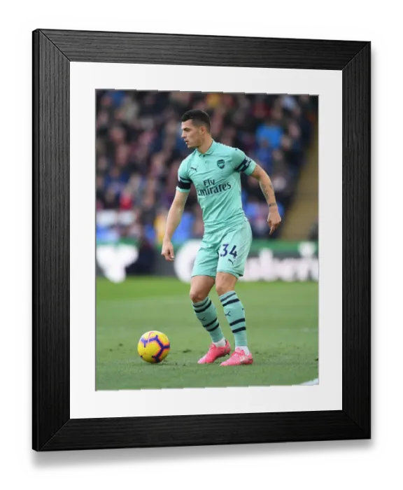 Framed Print : Granit Xhaka: Arsenal's Midfield Mastermind in Action against Crystal Palace, Premier League 2018-19 Framed Print : Granit Xhaka: Arsenal's Midfield Mastermind in Action against Crystal Palace, Premier League 2018-19