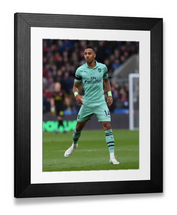 Framed Print : Pierre-Emerick Aubameyang in Action: Crystal Palace vs. Arsenal, Premier League 2018-19 Framed Print : Pierre-Emerick Aubameyang in Action: Crystal Palace vs. Arsenal, Premier League 2018-19